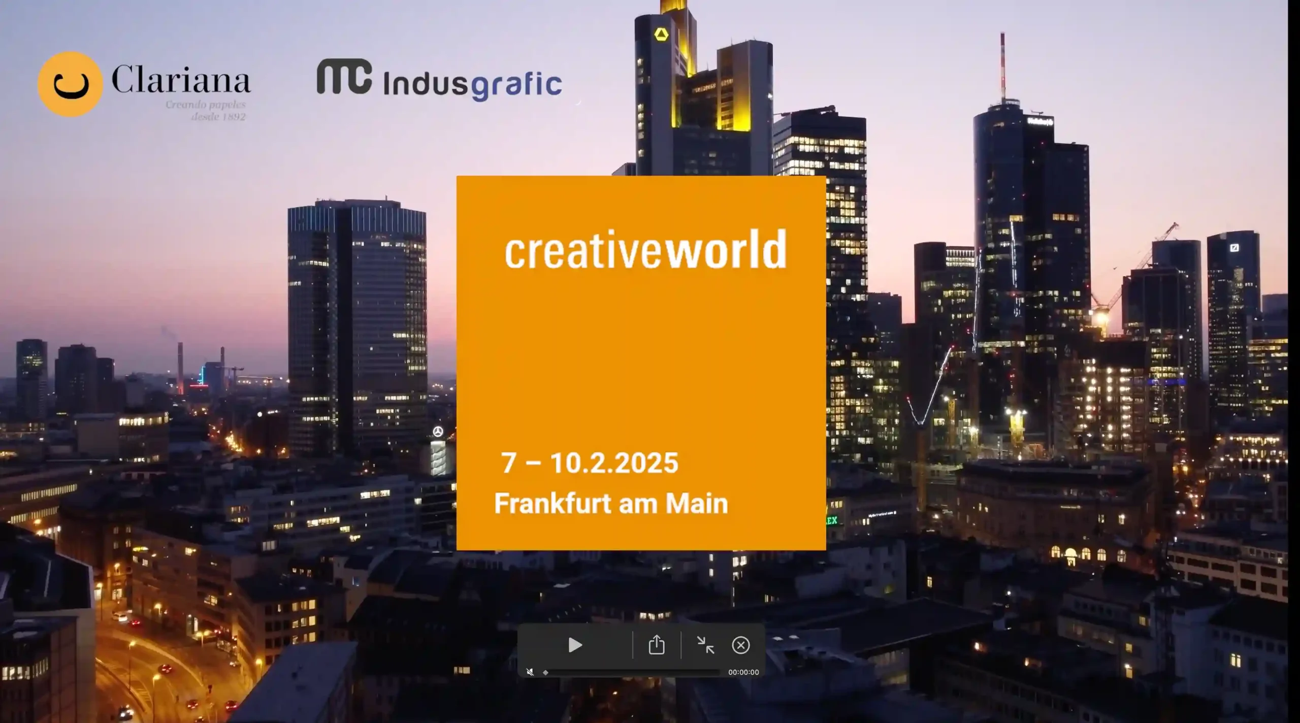 Join Clariana and Indusgrafic at Creativeworld in Frankfurt!